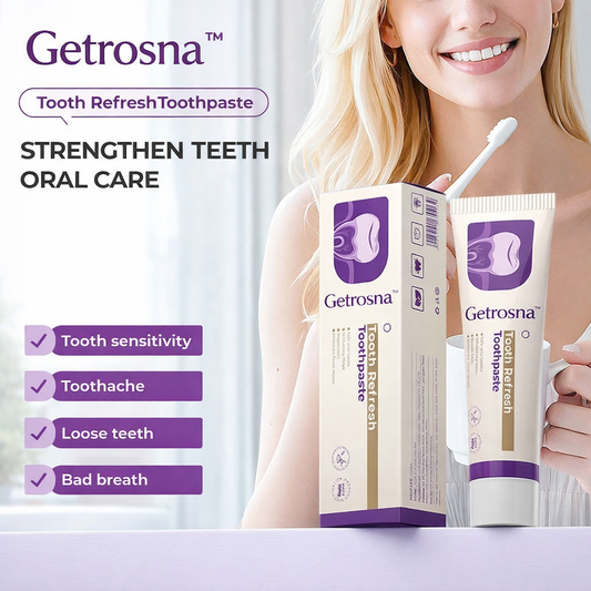 Getrosna™ 8% NHAP Gentle Repair Toothpaste — Imported First. A Complete Oral Care Plan.